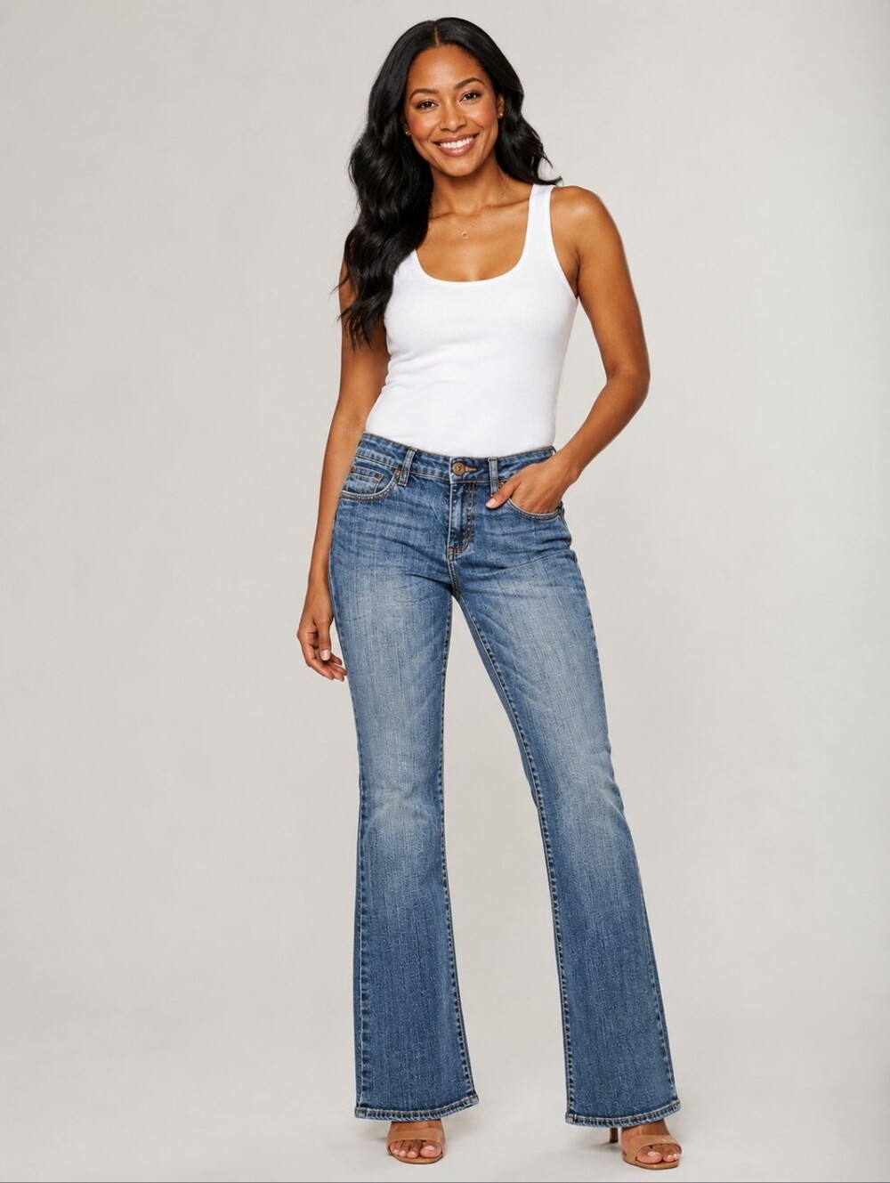 Kut from the Kloth Women's Medium Blue Boot Cut Jeans